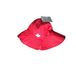 Carter's Toddler Girl Bucket Hat 2-in-1 Reversible Maple LEAF Floppy Sun…